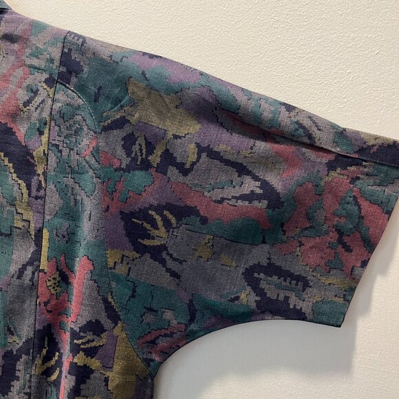 Vintage Summer Printed Lounge Dress - Picture 3 of 10